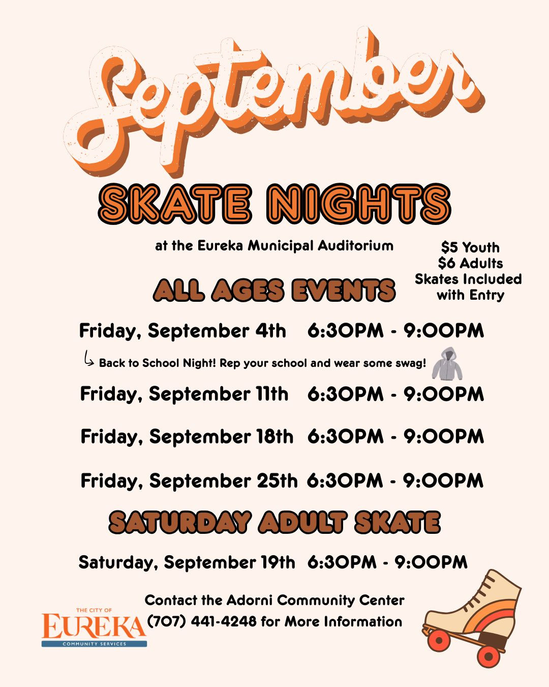 September Skate Nights!