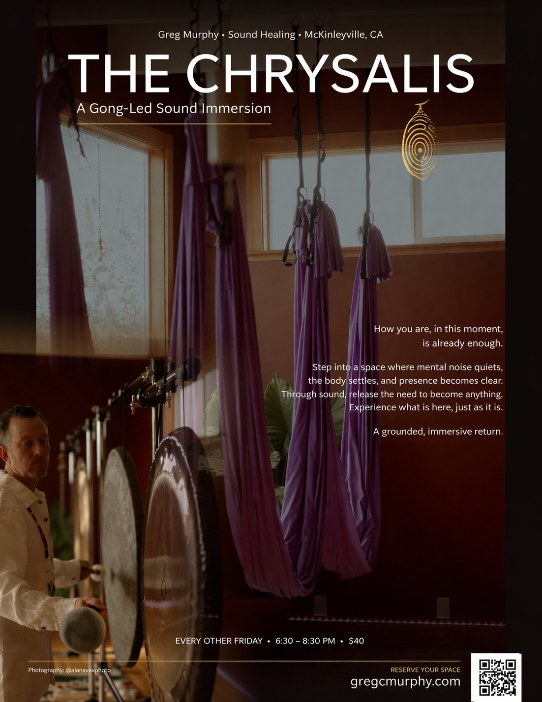 The Chrysalis: A Gong-Led Sound Immersion