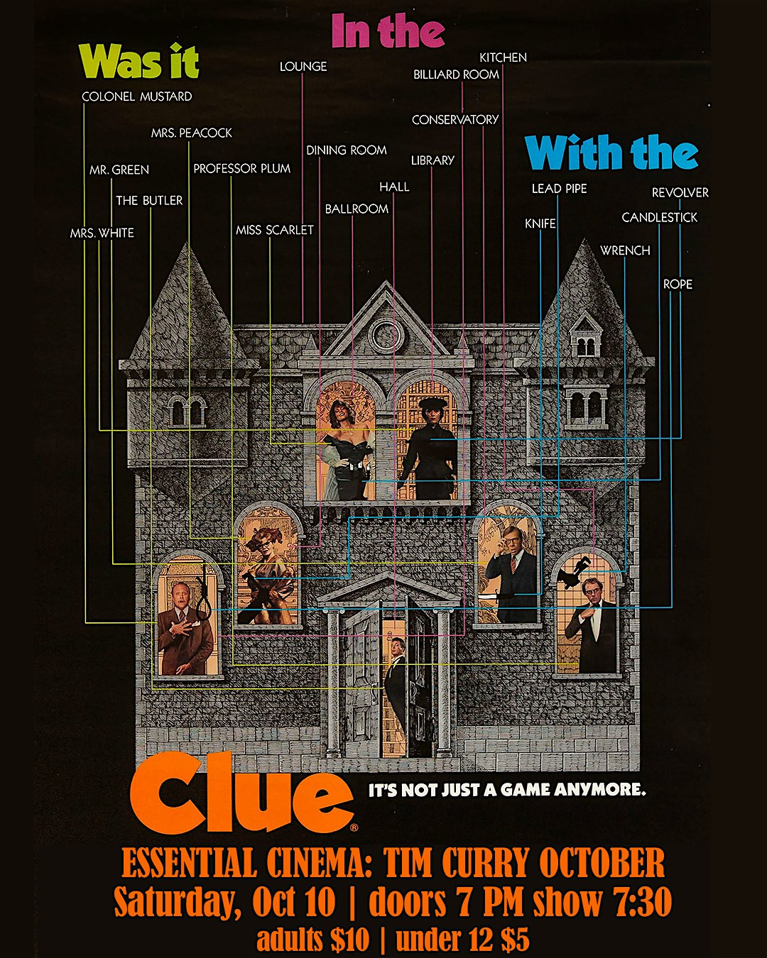 Essential Cinema: Clue 40th Anniversary