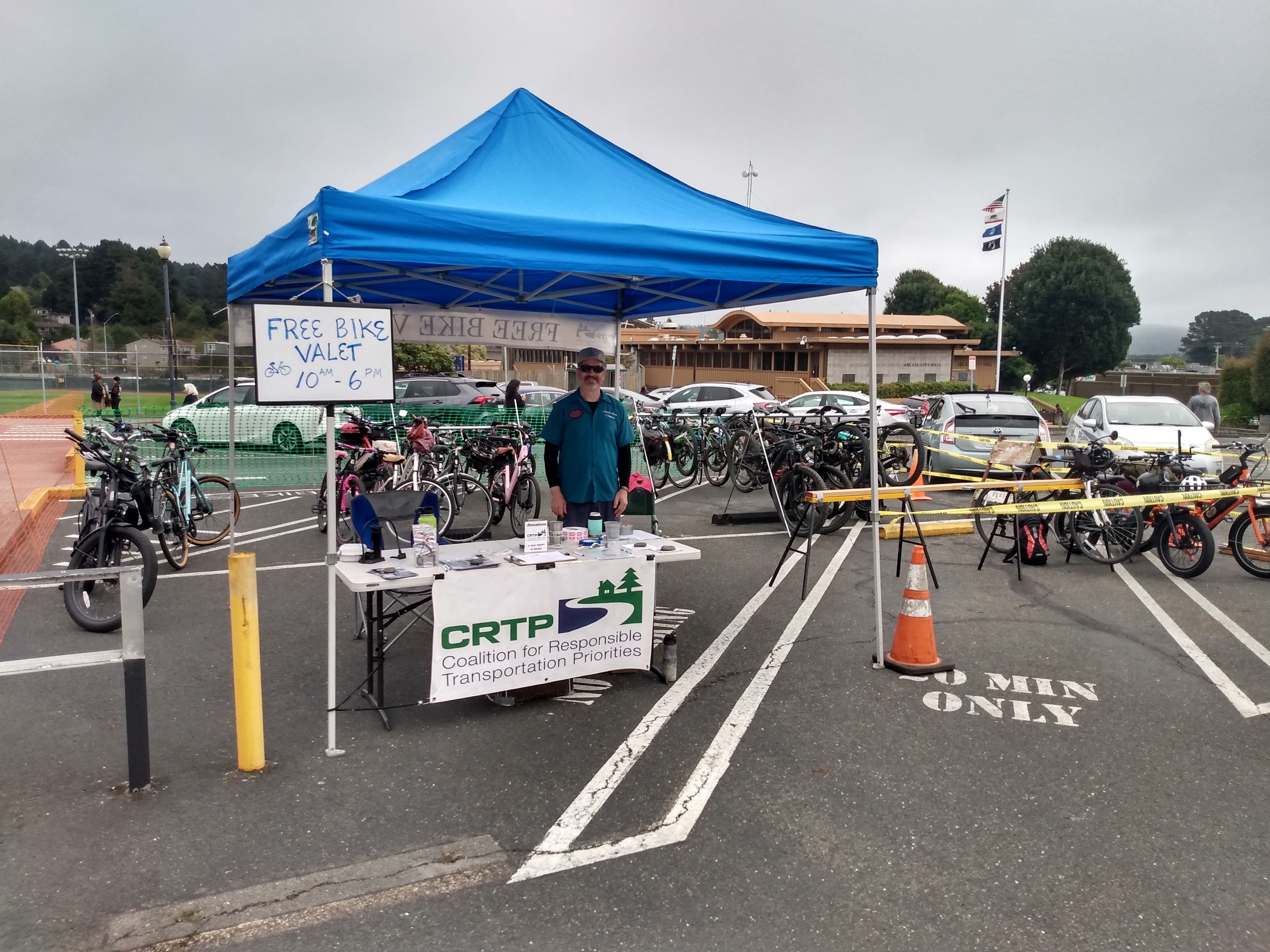 Free Bike Valet at Cannifest at the Arcata Ball Park