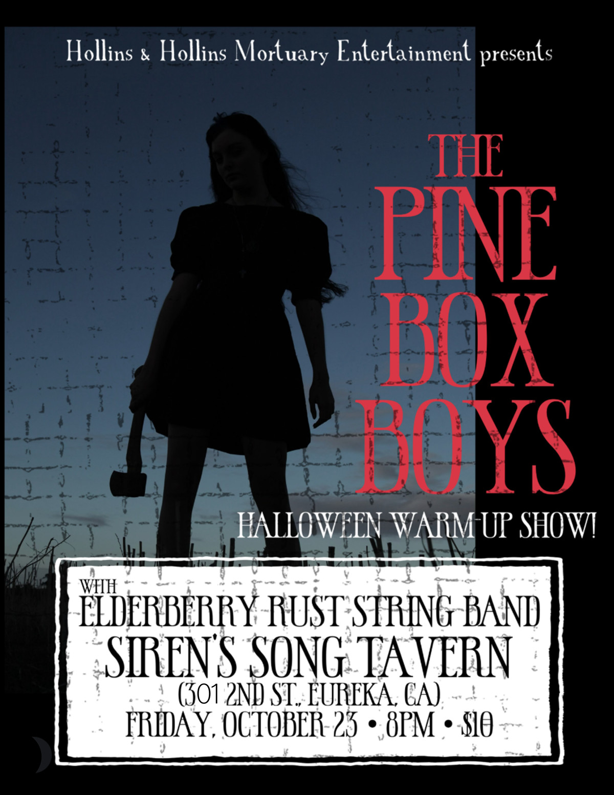 The Pine Box Boys Halloween Warm Up Show