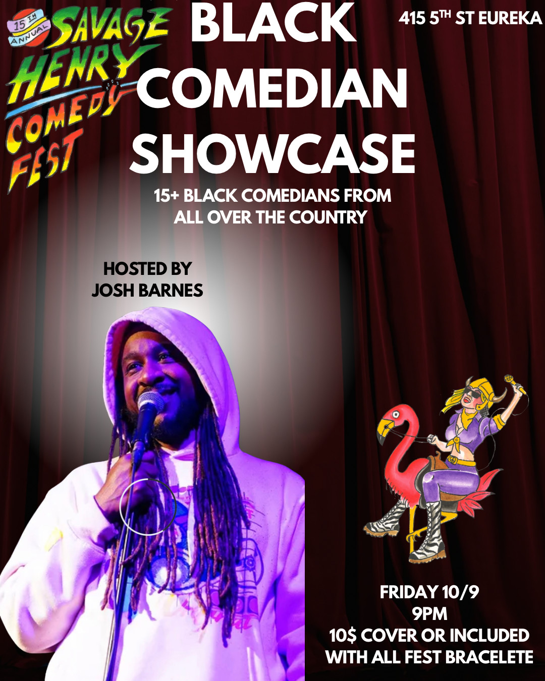 Savage Henry Comedy Fest Black Comedian Showcase