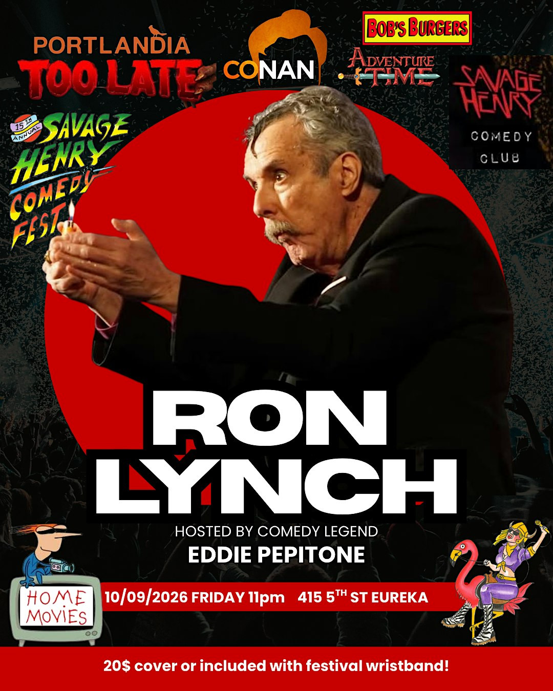 Comedy Legend and Actor Ron Lynch Headlines the Savage Henry Comedy Fest!