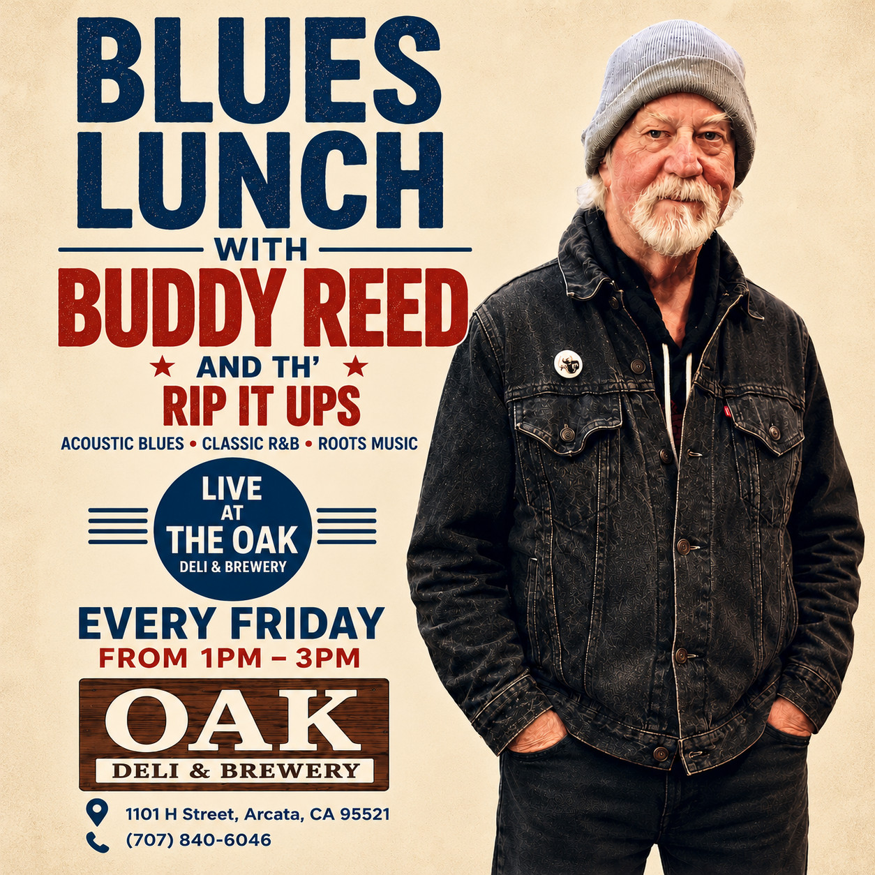 Blues Lunch with Buddy Reed and th' Rip it Ups