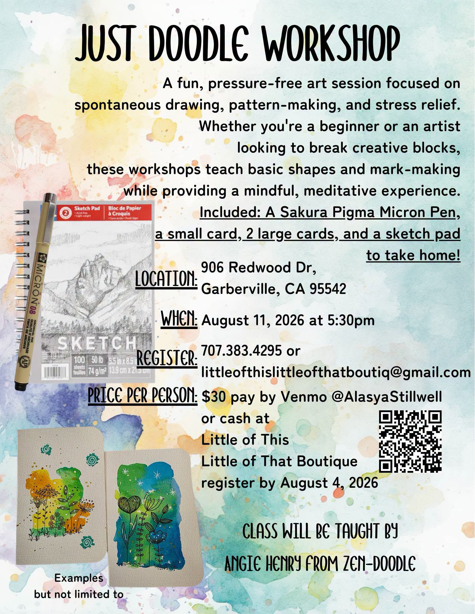 Just Doodle Workshop