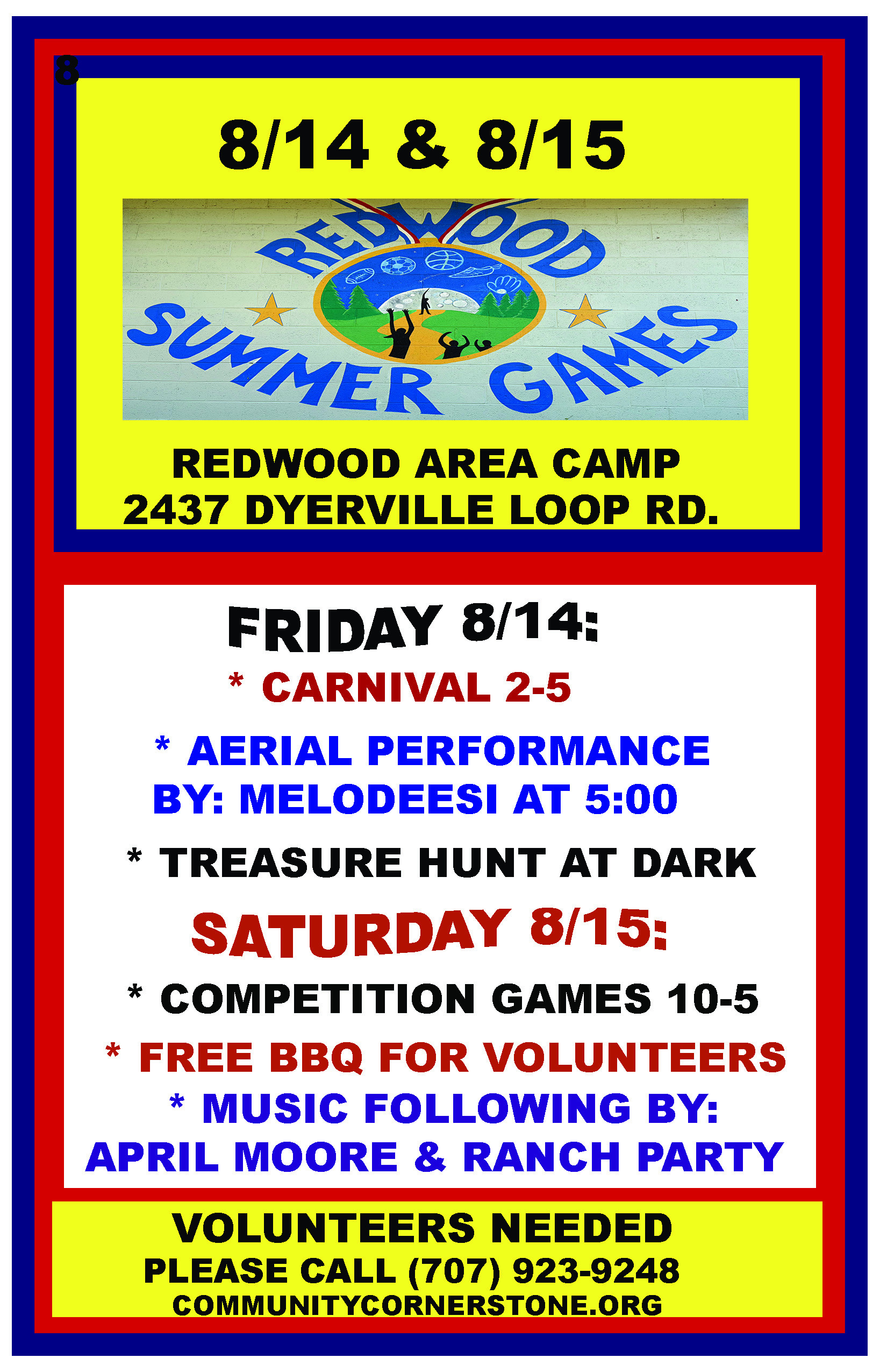 32nd Annual Redwood Summer Games