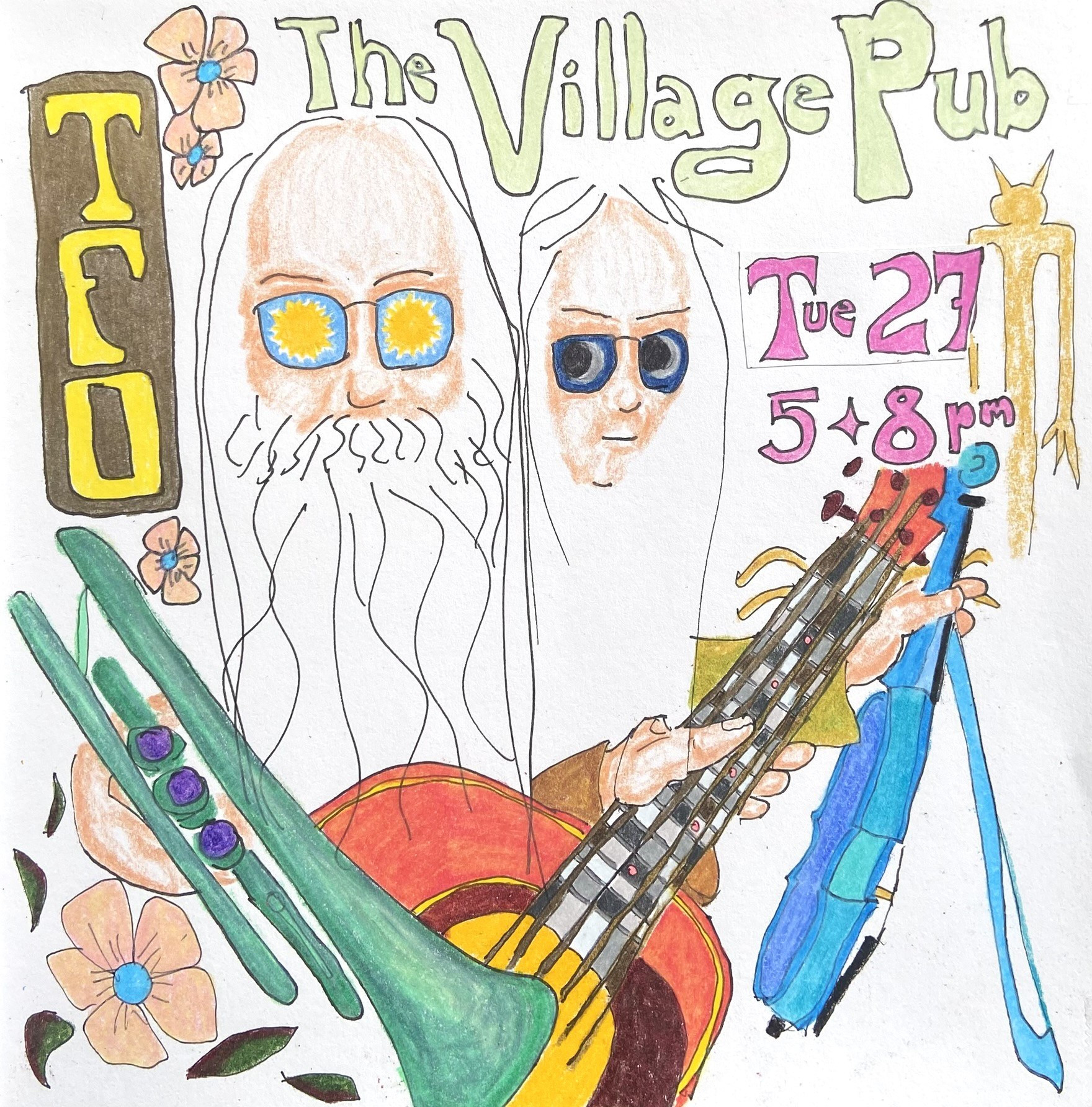 TFO - The Flying Oms-Vocal, String & Horn duo Extraordinaire!
