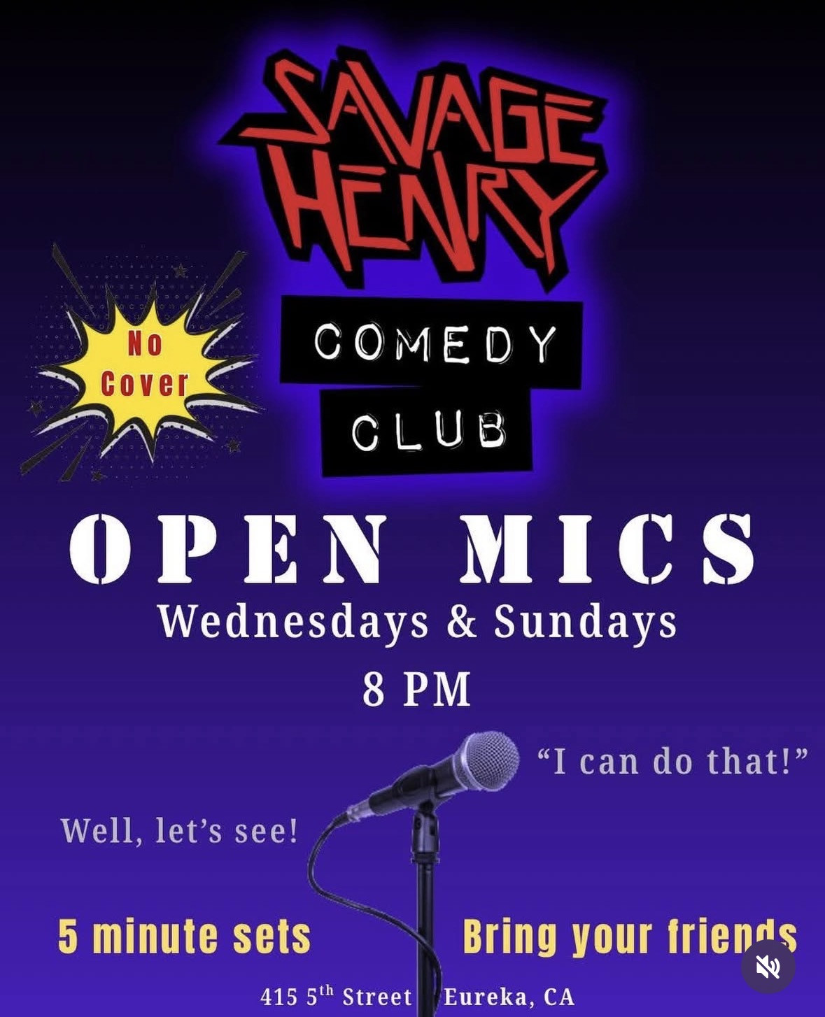 Stand Up Comedy Open Mic