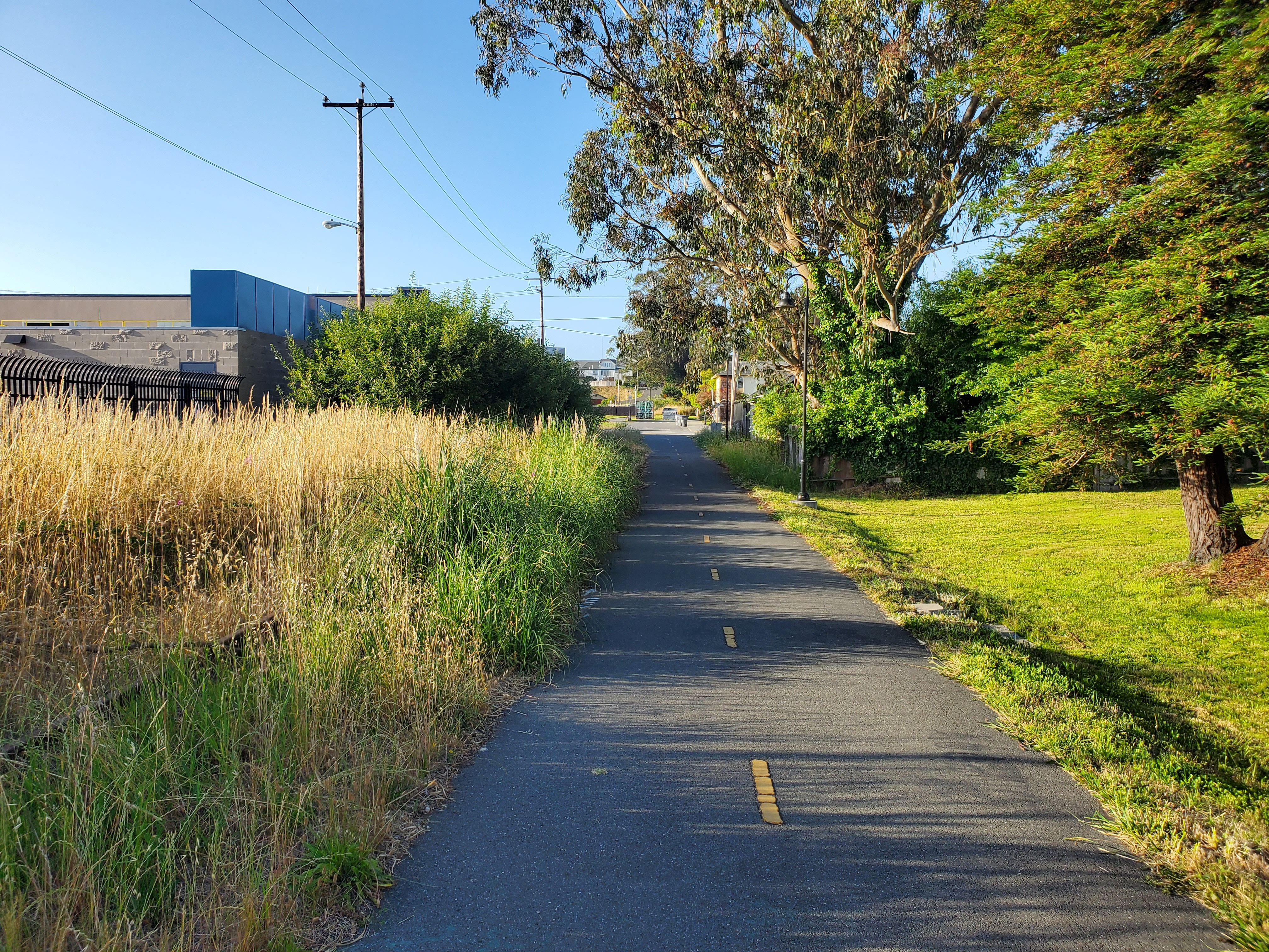 Arcata L Street Trail at 9th Street (The Pub)